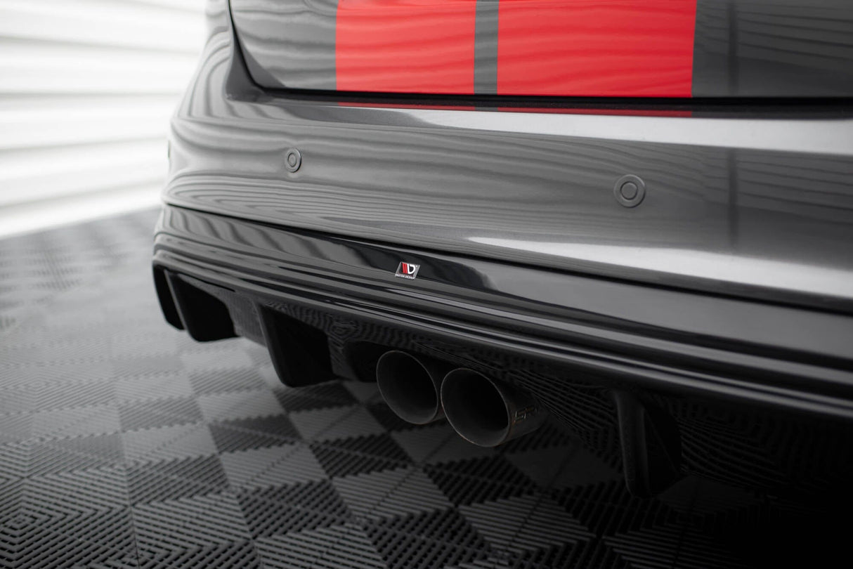 Maxton Design Rear Valance Ford Focus St MK3 Facelift ((MK3.5) (Rs-Look)