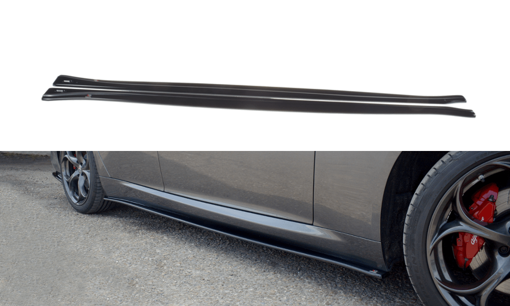 Maxton Design Side Skirts Diffusers Alfa Romeo Giulia Veloce