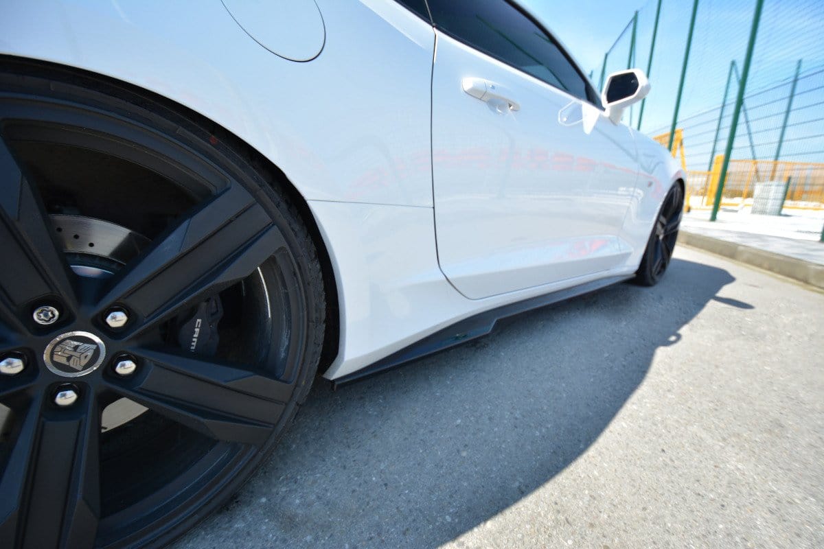 Maxton Design Side Skirts Diffusers - Chevrolet Camaro 6Th-Gen. Phase-I 2Ss Coupe