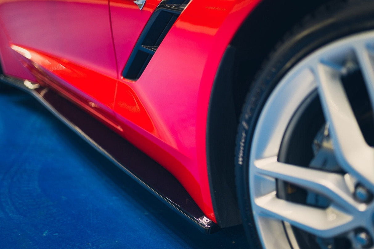 Maxton Design Side Skirts Diffusers - Chevrolet Corvette C7