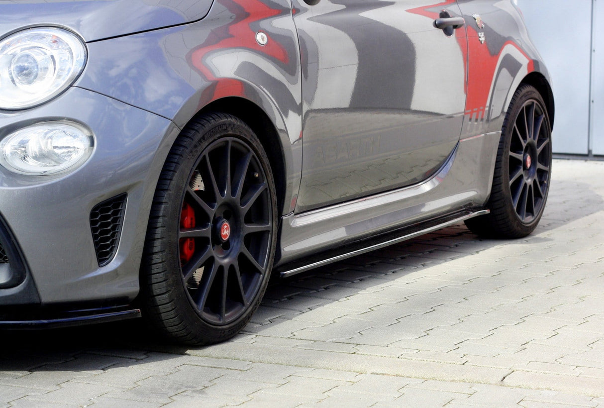 Maxton Design Side Skirts Diffusers Fiat 500 Abarth Mk1 Facelift