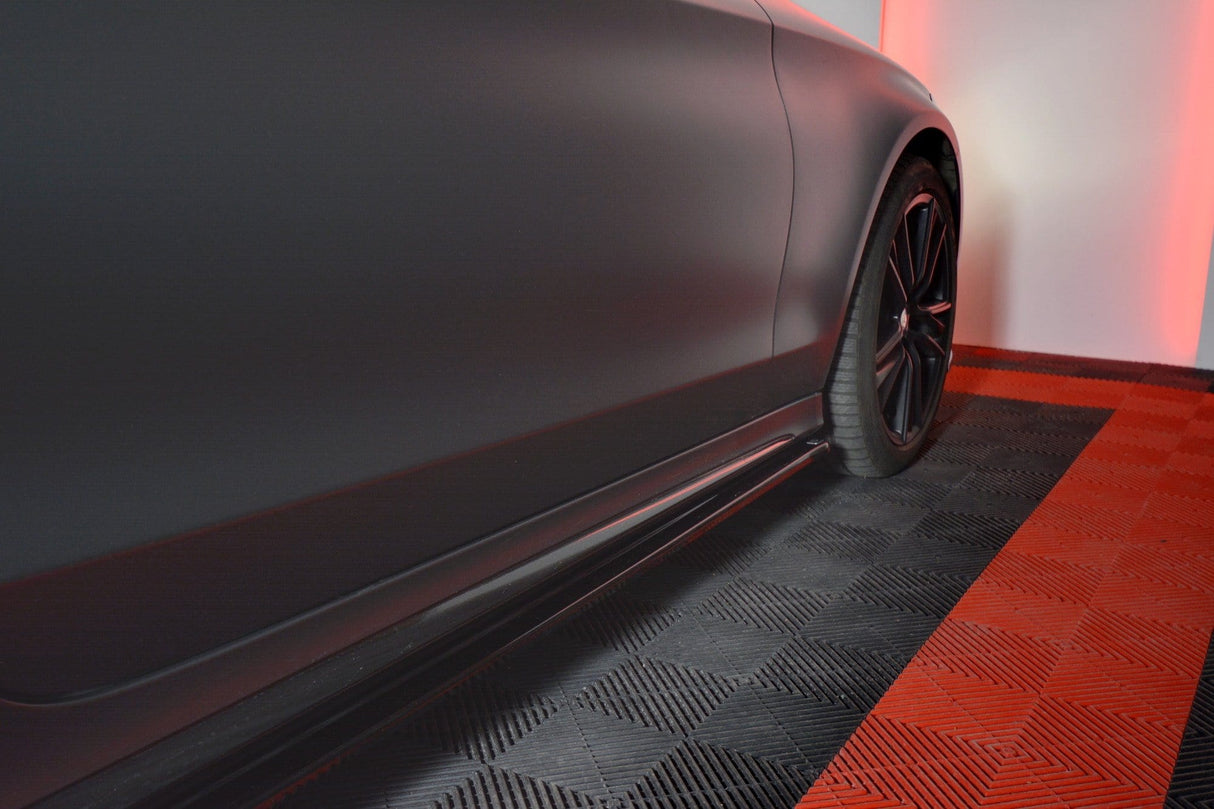 Maxton Design Side Skirts Diffusers Mercedes- Benz C-Class W205 Coupe AMG-Line