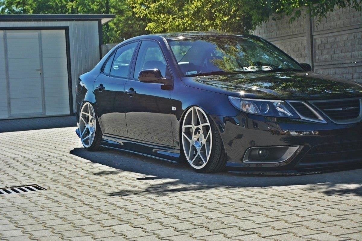 Maxton Design Side Skirts Diffusers Saab 9-3 Turbo X/ Aero Facelift
