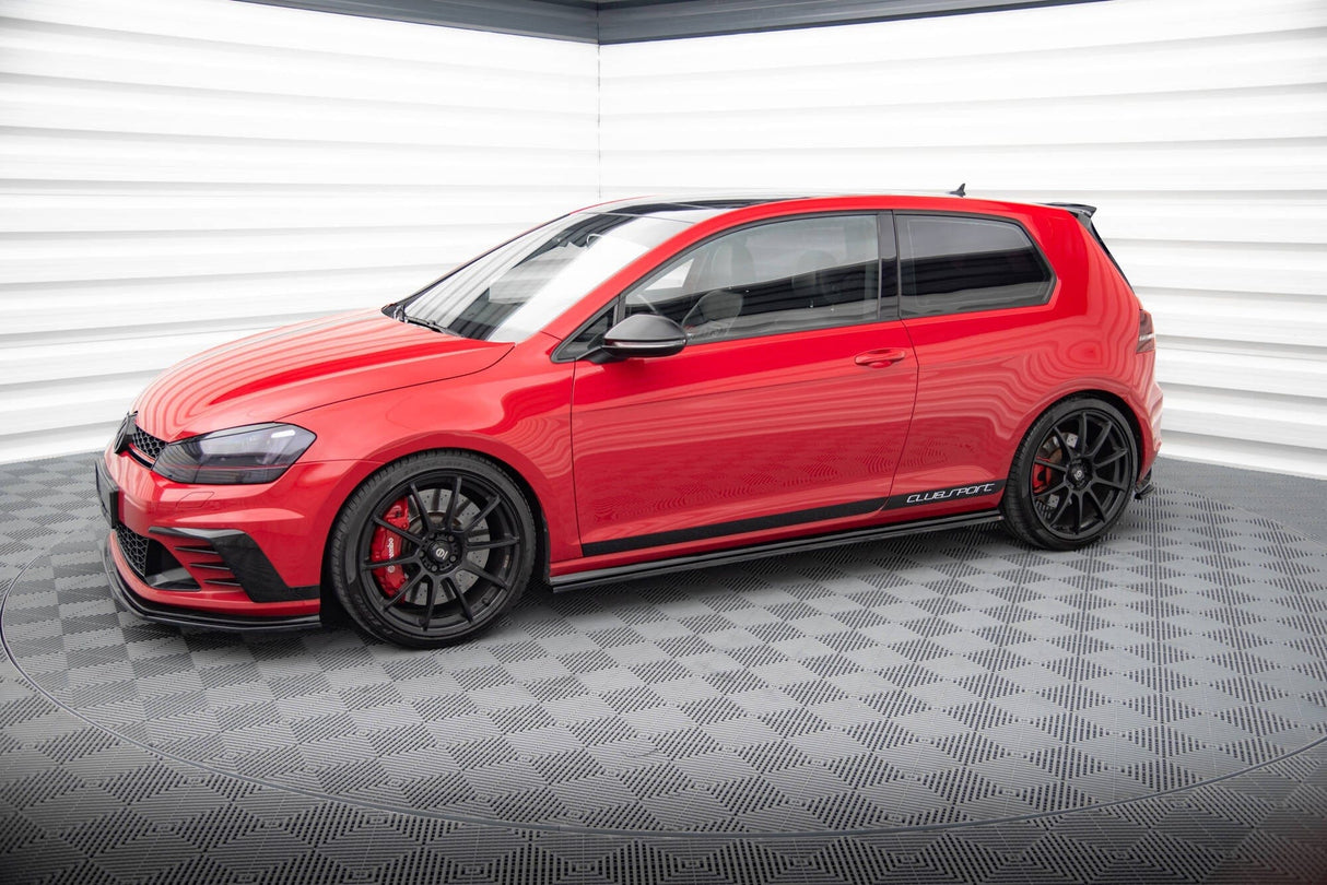 Maxton Design Side Skirts Diffusers VW Golf Mk7 Gti ClubSport