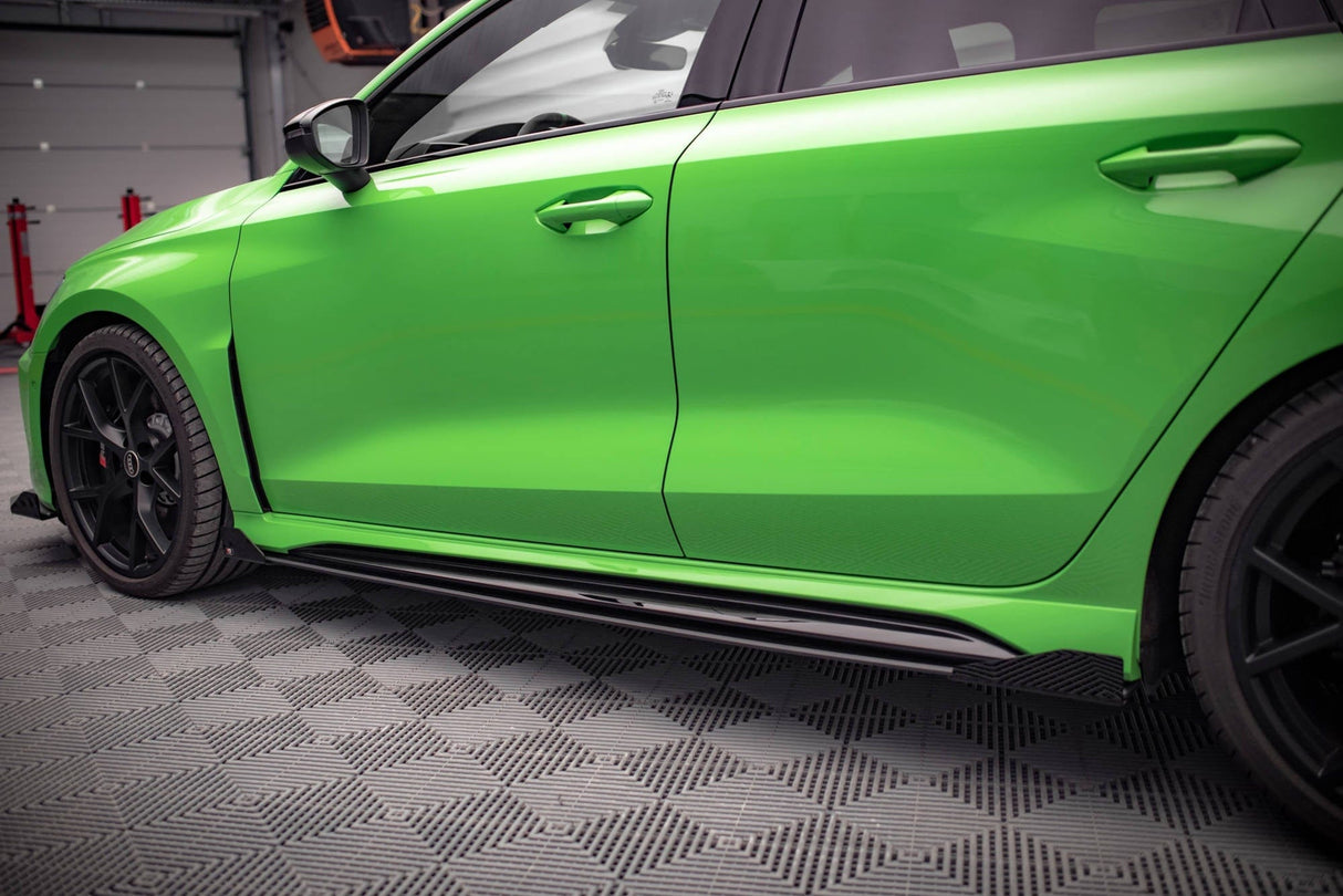 Maxton Design Side Skirts Flaps Audi RS3 Sedan 8Y