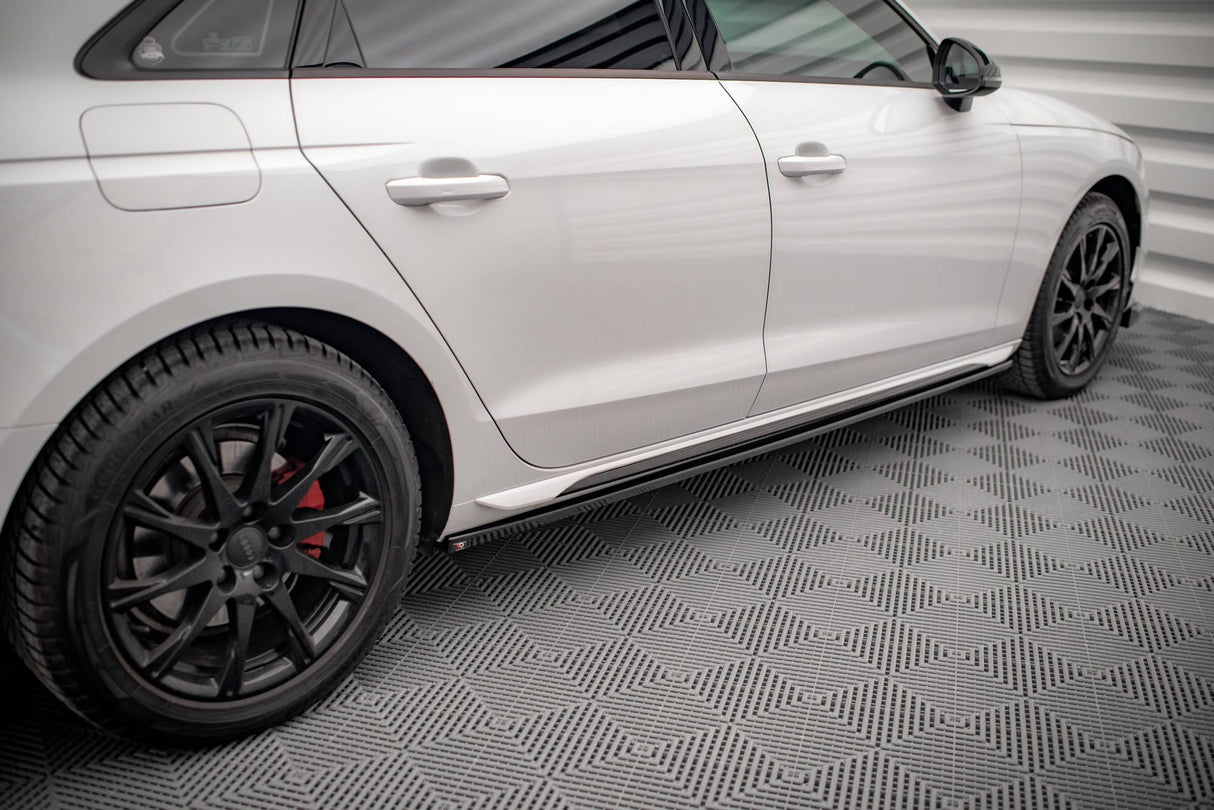Maxton Design Side Skirts Diffusers Audi A4 B9 Facelift (Standard)