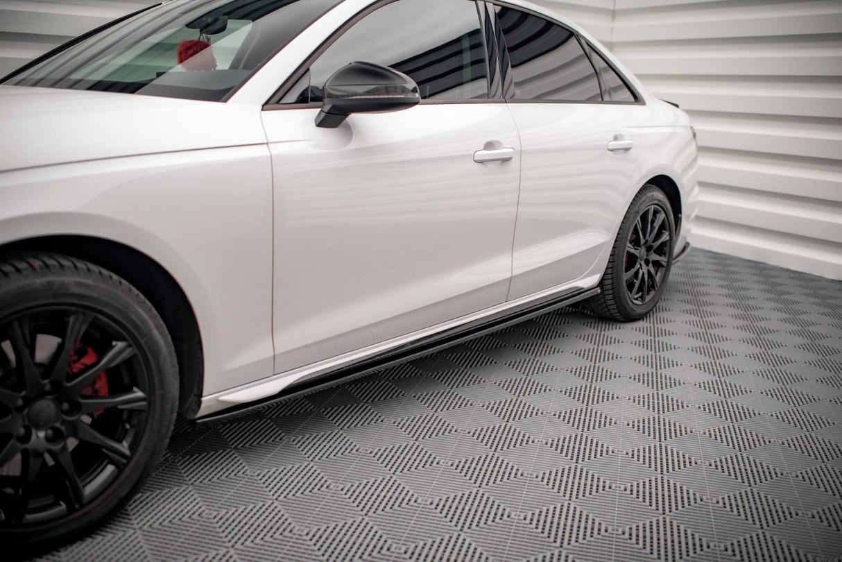 Maxton Design Side Skirts Diffusers Audi A4 B9 Facelift (Standard)