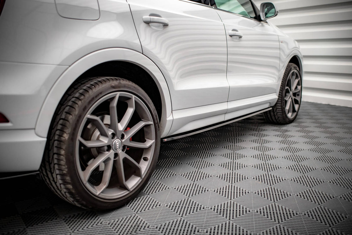 Maxton Design Side Skirts Diffusers Audi Q3 S-Line 8U Facelift