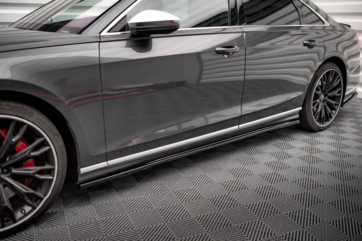 Maxton Design Side Skirts Diffusers Audi S8 D5 (Short) (NLA)