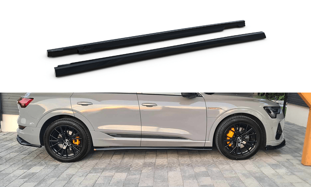 Maxton Design Side Skirts Diffusers Audi E-Tron S-Line