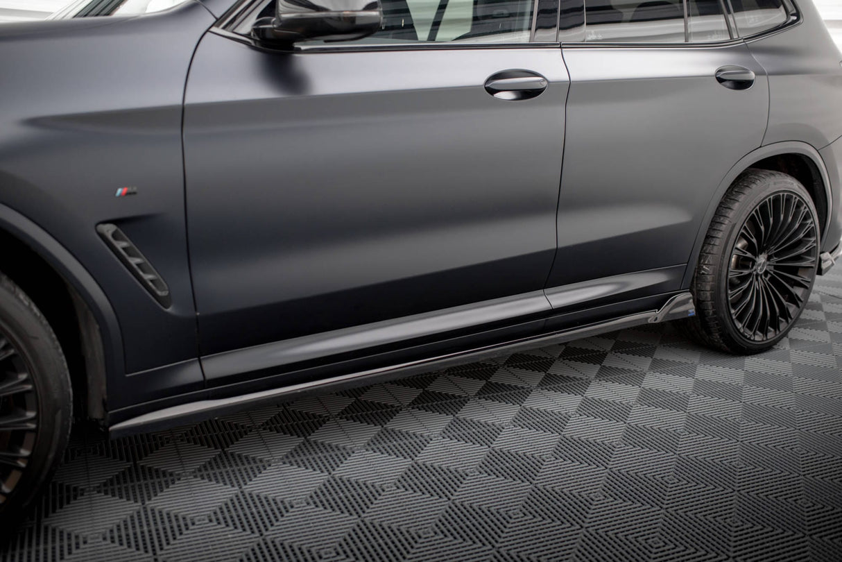 Maxton Design Side Skirts Diffusers BMW X3 M-Pack G01 Facelift