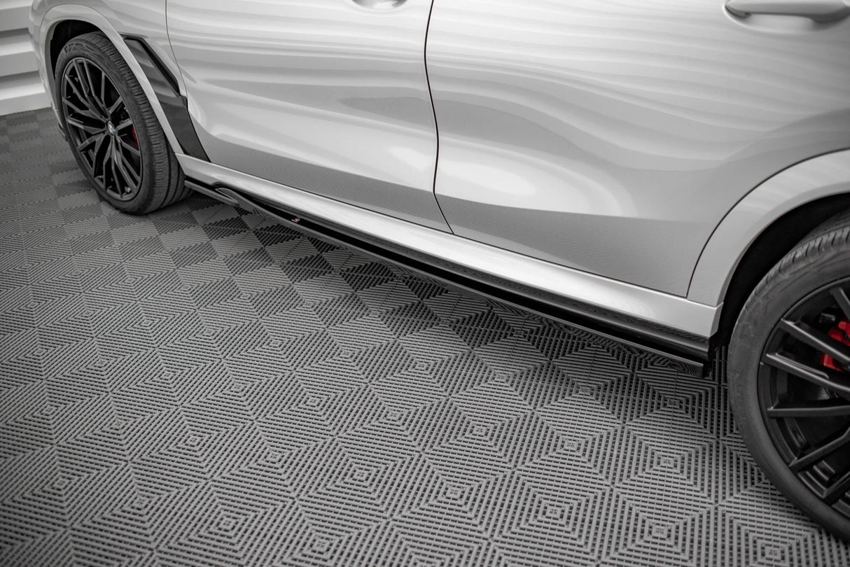Maxton Design Side Skirts Diffusers BMW X6 M-Pack G06