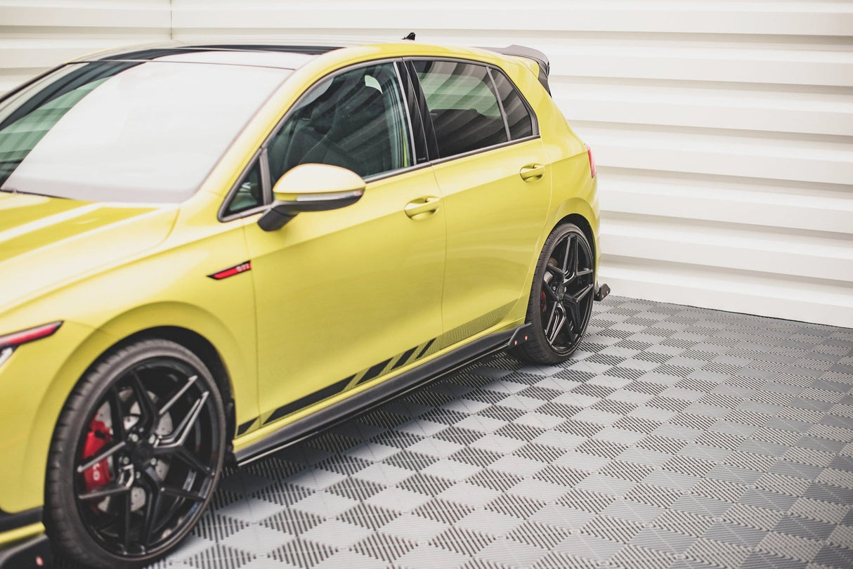 Maxton Design Side Skirts Diffusers + Flaps V.2 Volkswagen Golf Mk8 GTi / GTi Clubsport / R-Line