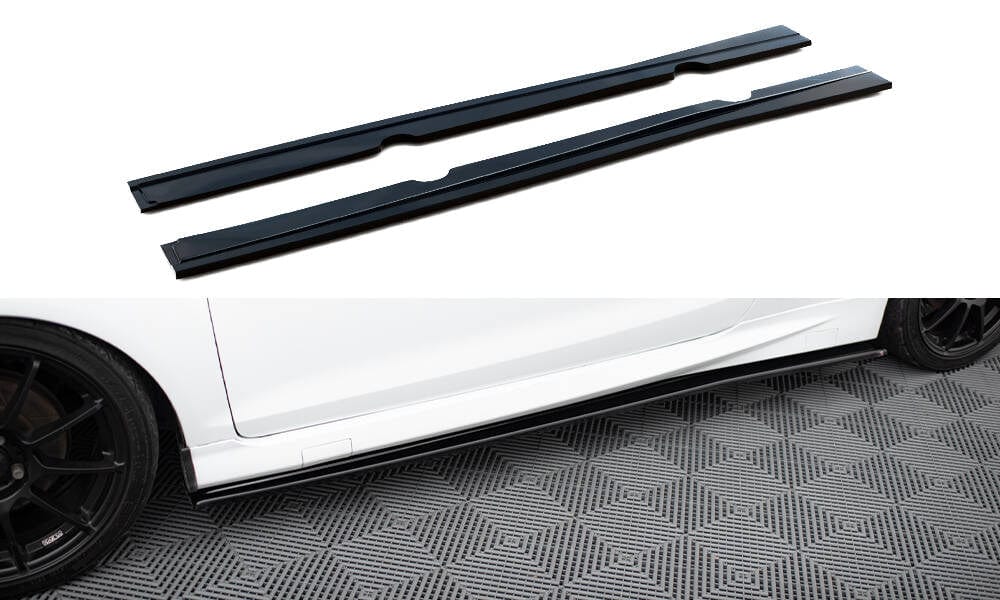 Maxton Design Side Skirts Diffusers Ford Fiesta St / St-Line MK7 / MK7 Fl