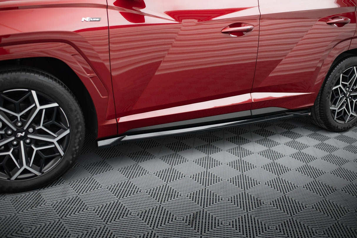 Maxton Design Side Skirts Diffusers Hyundai Tucson N-Line MK4