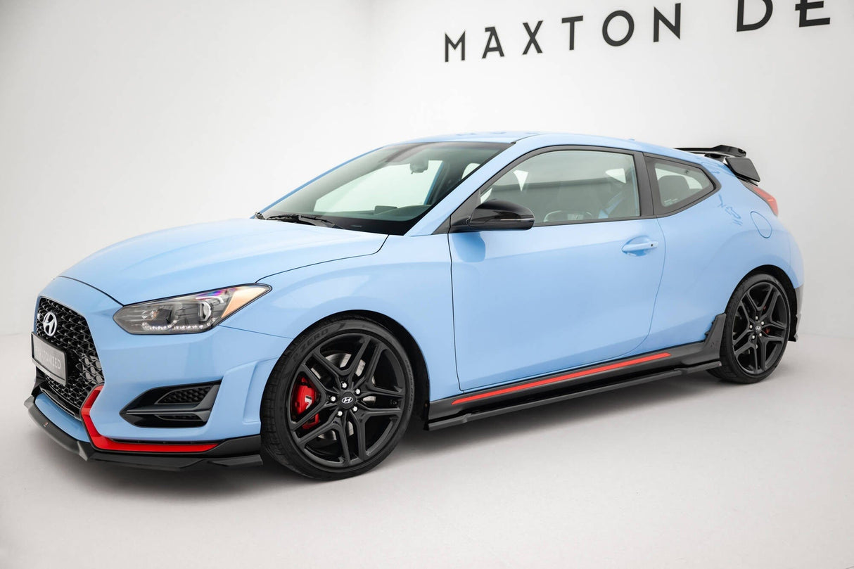 Maxton Design Side Skirts Diffusers Hyundai Veloster N MK2