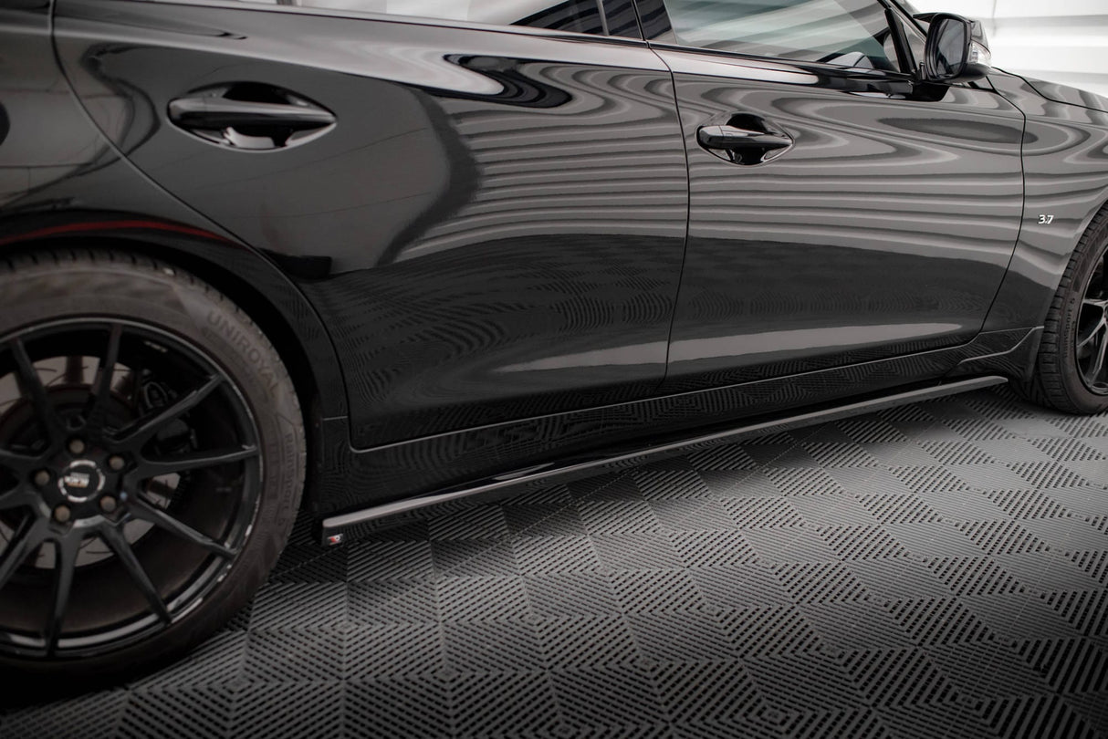 Maxton Design Side Skirts Diffusers Infiniti Q50 S Mk1