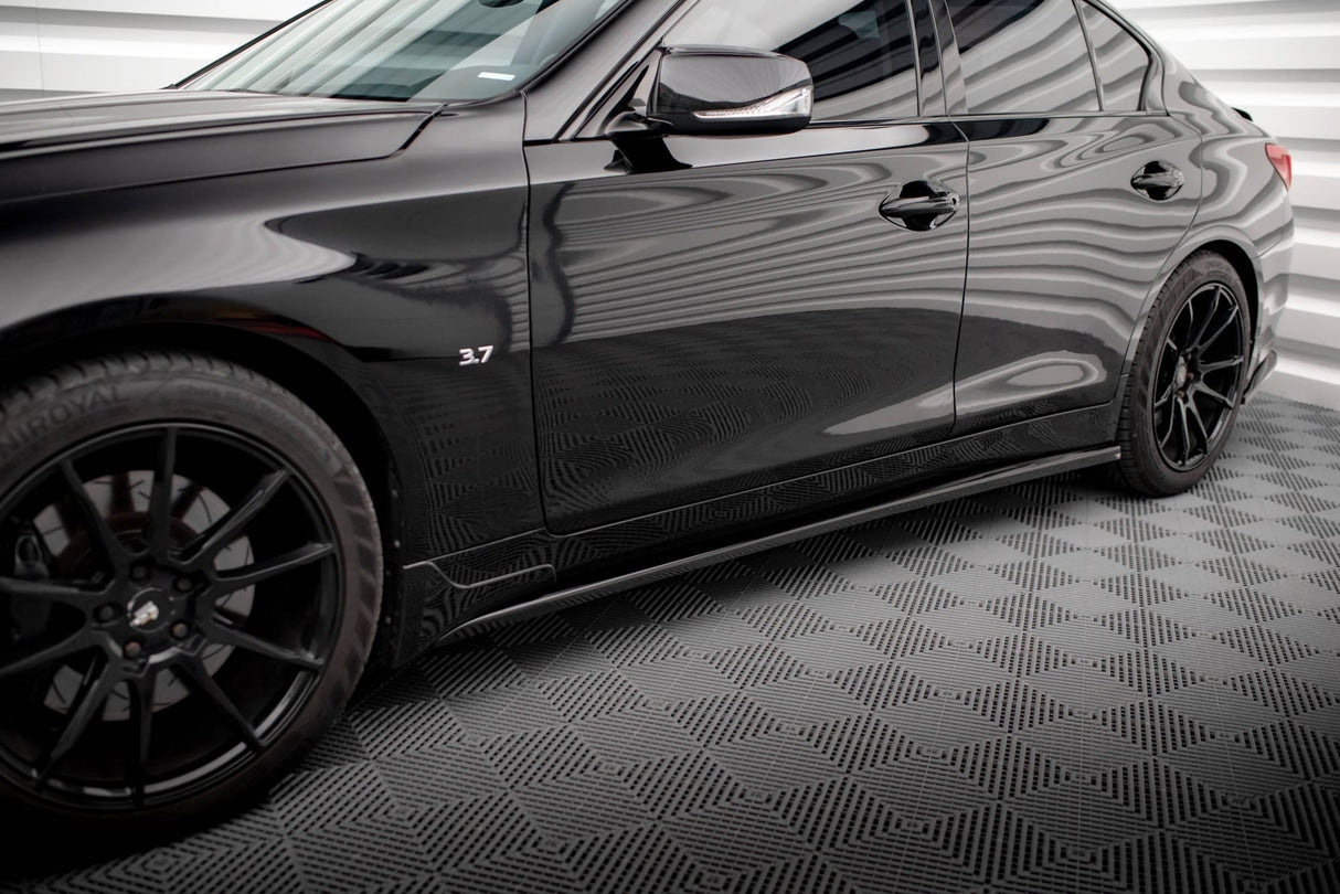 Maxton Design Side Skirts Diffusers Infiniti Q50 S Mk1