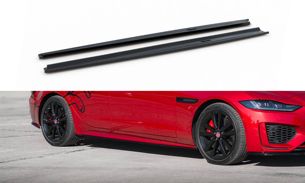 Maxton Design Side Skirts Diffusers Jaguar Xe R-Dynamic X760 Facelift