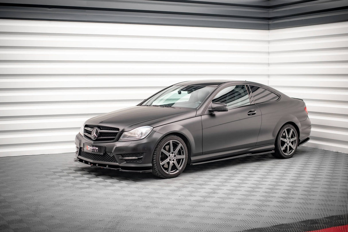 Maxton Design Side Skirts Diffusers Mercedes-Benz C Coupe AMG-Line C204