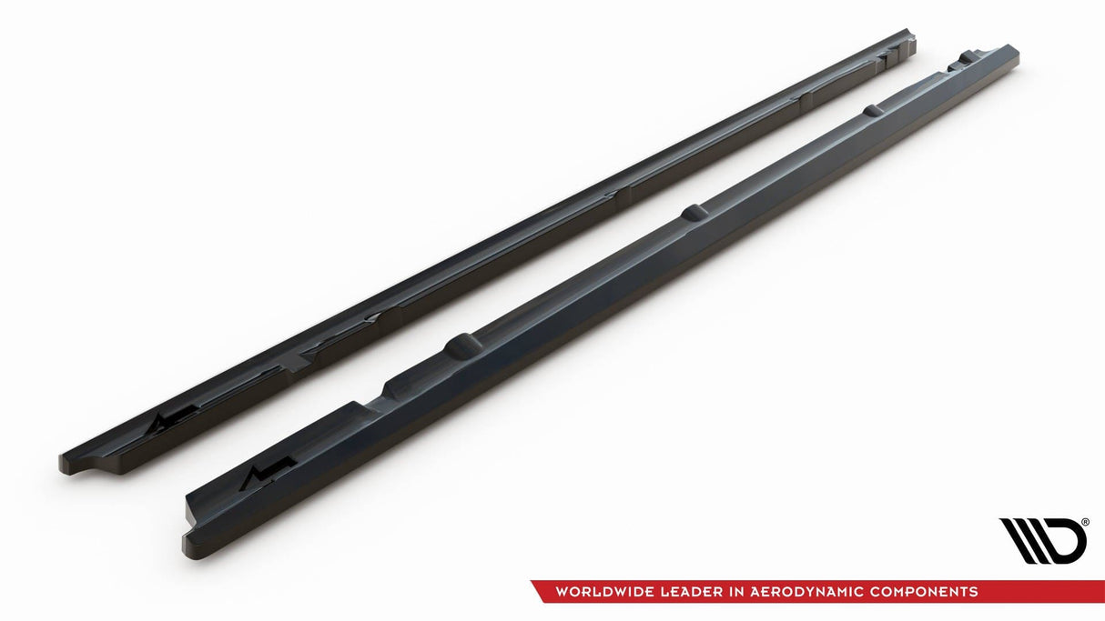 Maxton Design Side Skirts Diffusers Mercedes-Benz C Coupe AMG-Line C205 Facelift