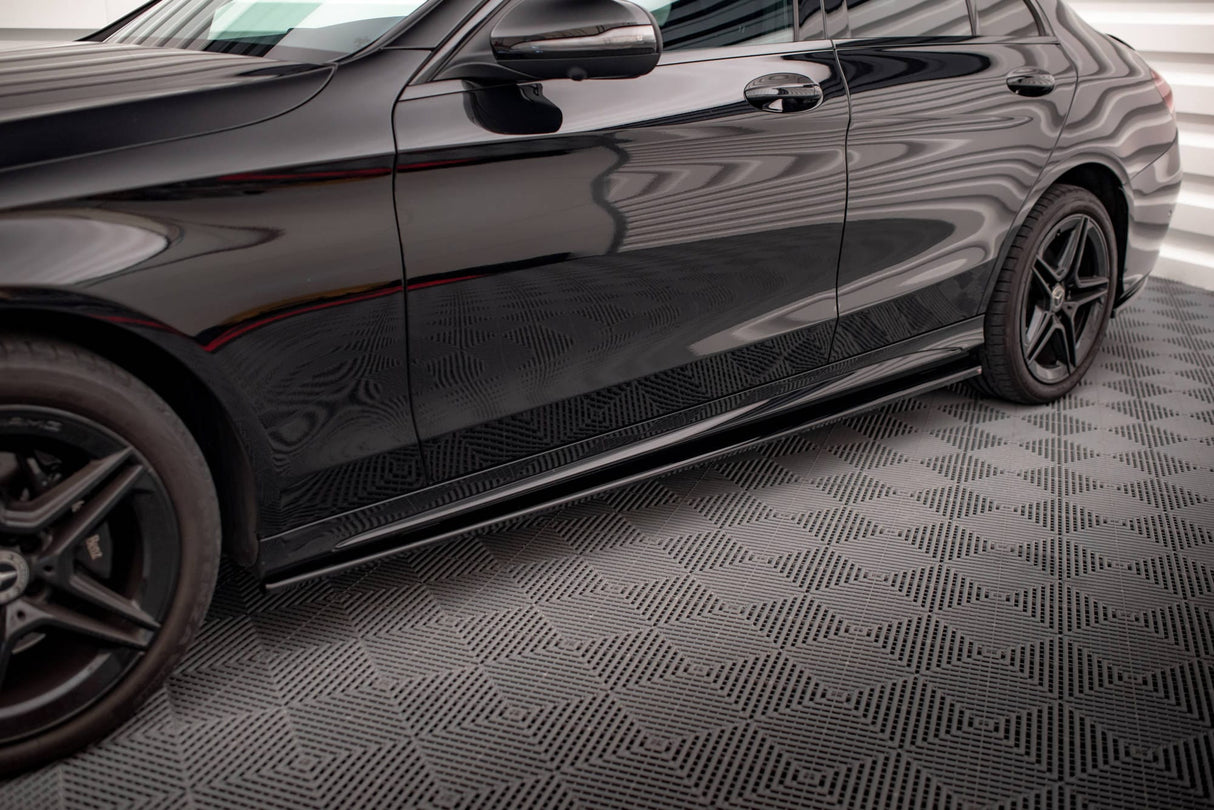 Maxton Design Side Skirts Diffusers Mercedes-Benz C43 / C AMG-Line Sedan W205 Facelift