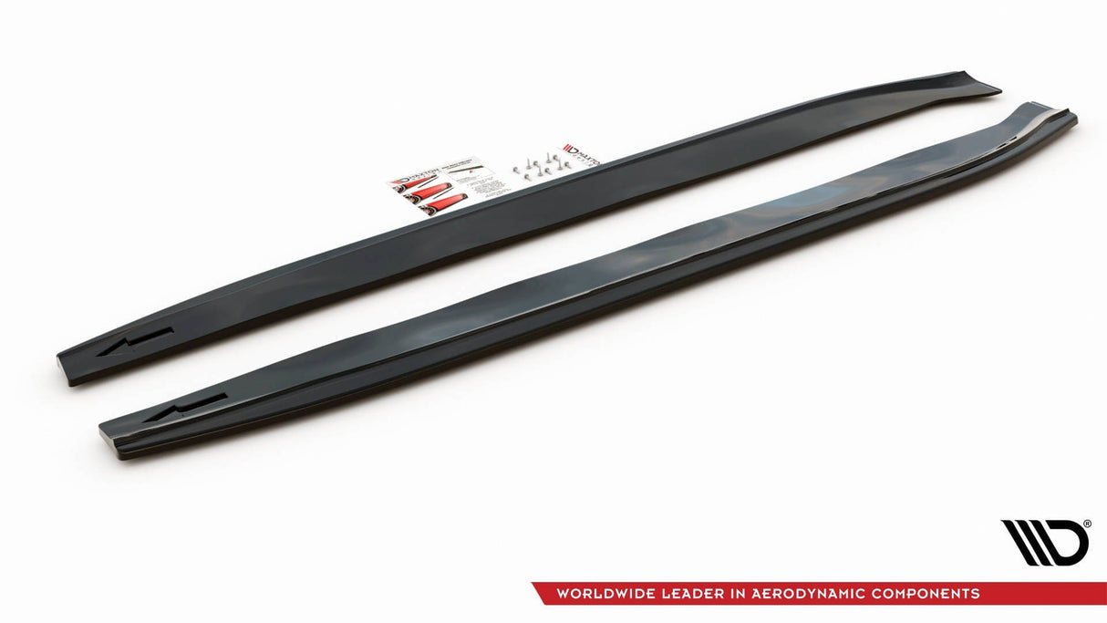 Maxton Design Side Skirts Diffusers Mercedes-Benz GLC Coupe AMG-Line C253 Facelift