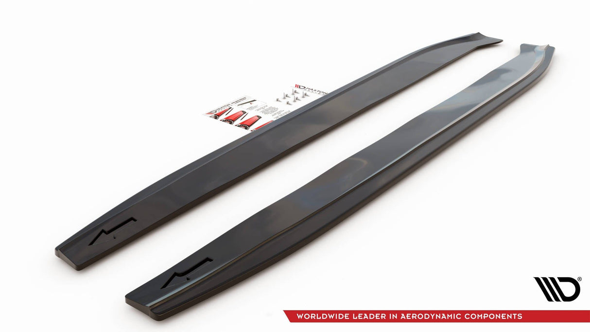 Maxton Design Side Skirts Diffusers Mercedes-Benz GLC Coupe AMG-Line C253 Facelift