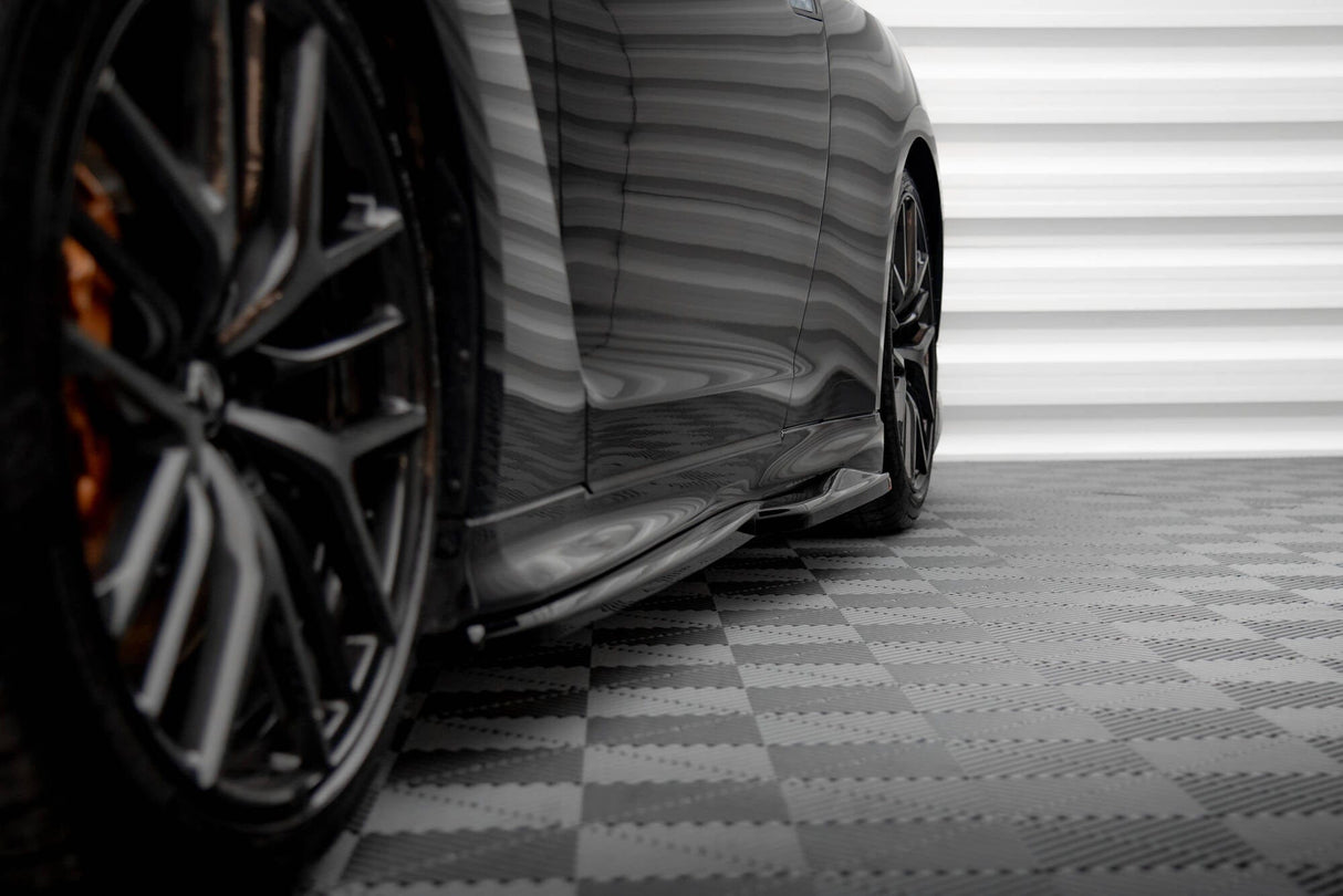 Maxton Design Side Skirts Diffusers Nissan Gtr R35 Facelift