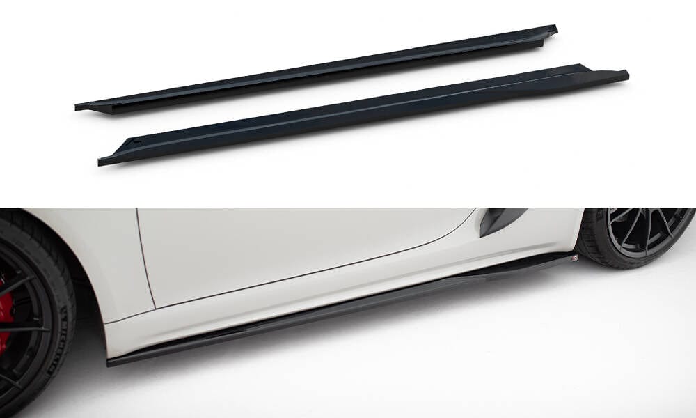Maxton Design Side Skirts Diffusers Porsche 718 Cayman GTS 982C
