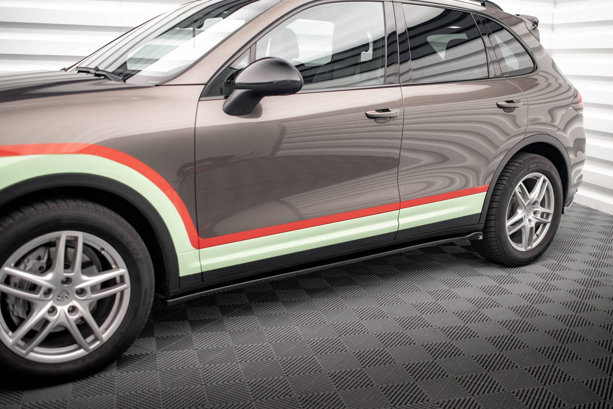 Maxton Design Side Skirts Diffusers Porsche Cayenne Mk2