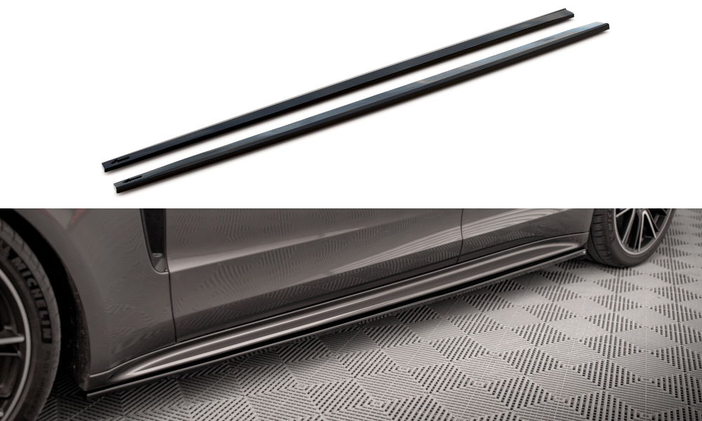 Maxton Design Side Skirts Diffusers Porsche Panamera 971 Turbo S E-Hybrid / Panamera E-Hybrid