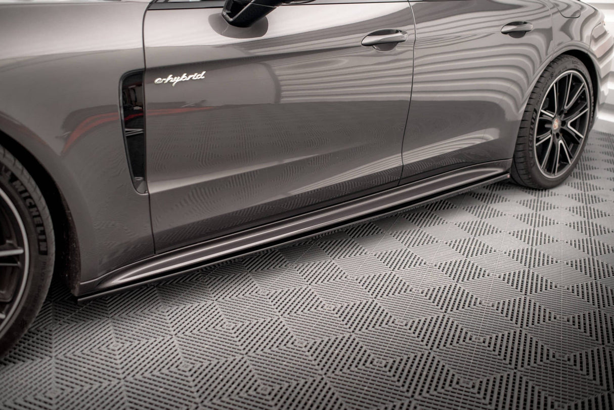 Maxton Design Side Skirts Diffusers Porsche Panamera 971 Turbo S E-Hybrid / Panamera E-Hybrid
