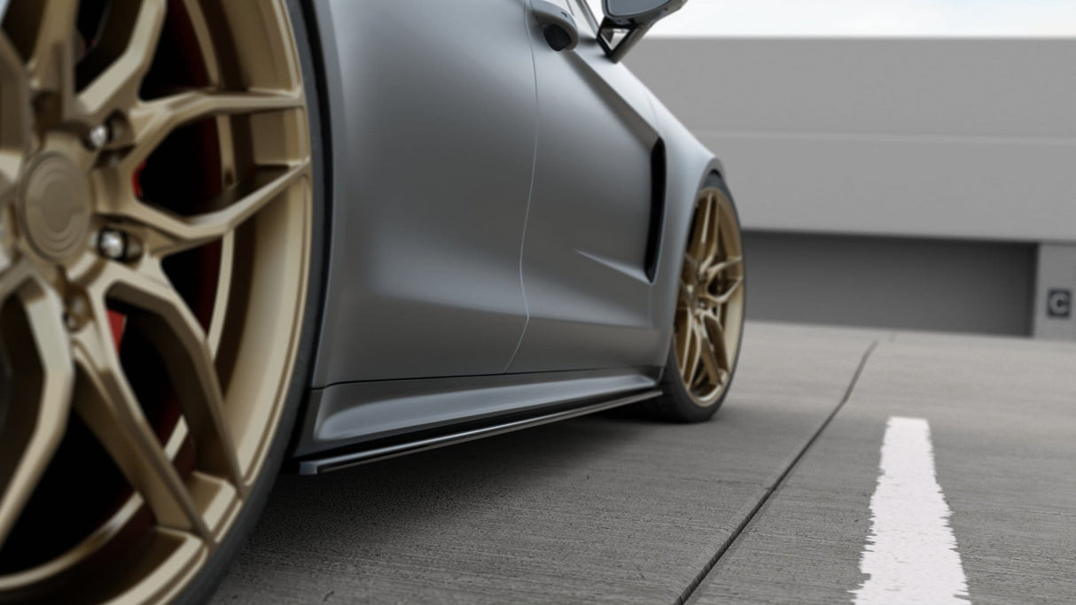 Maxton Design Side Skirts Diffusers Porsche Panamera Turbo / GTS 971