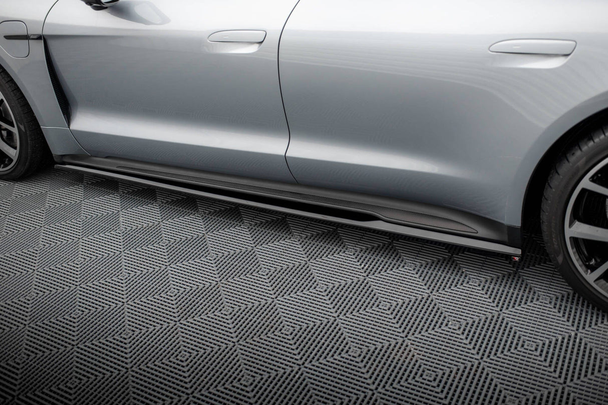 Maxton Design Side Skirts Diffusers Porsche Taycan / Taycan 4 / Taycan 4S / Taycan GTS Mk1