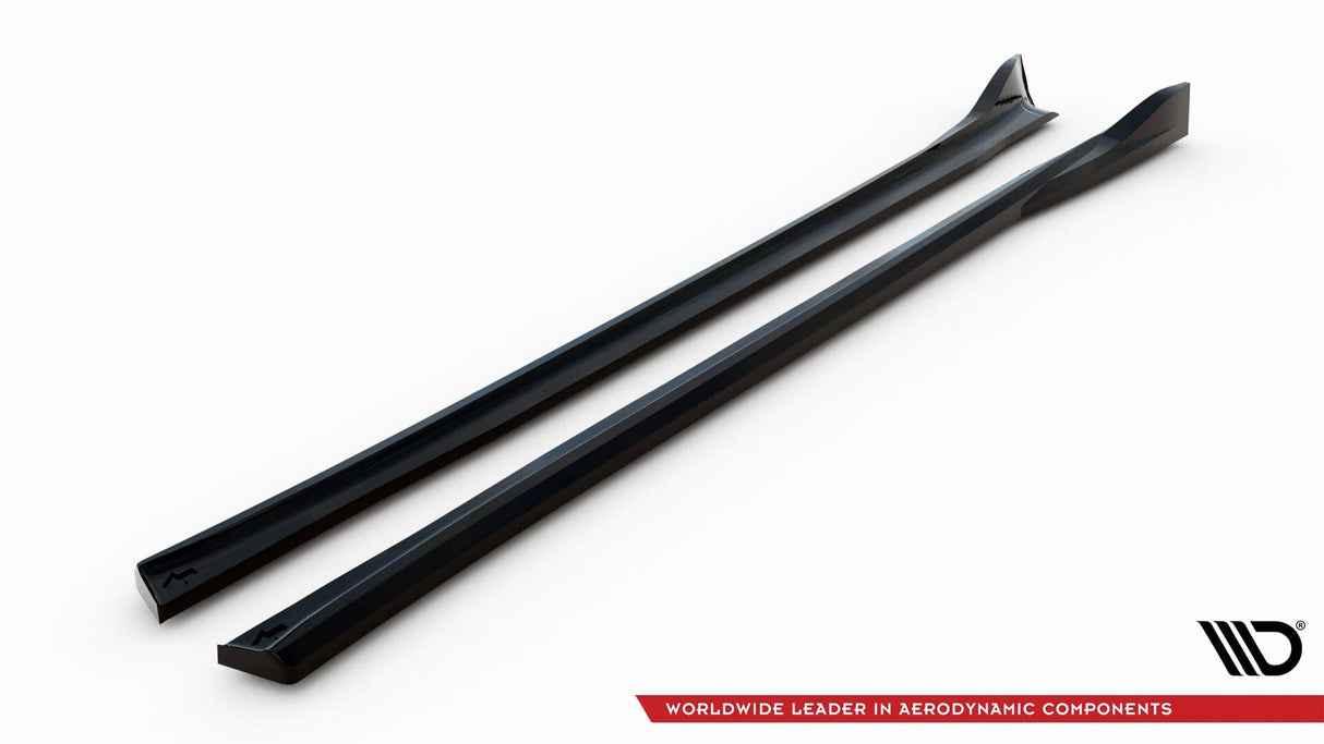 Maxton Design Side Skirts Diffusers Tesla Model X MK1 Facelift