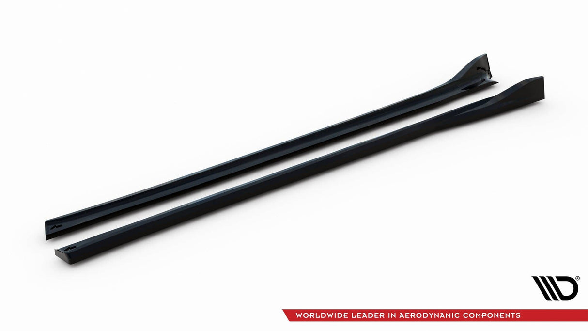 Maxton Design Side Skirts Diffusers Tesla Model X MK1 Facelift