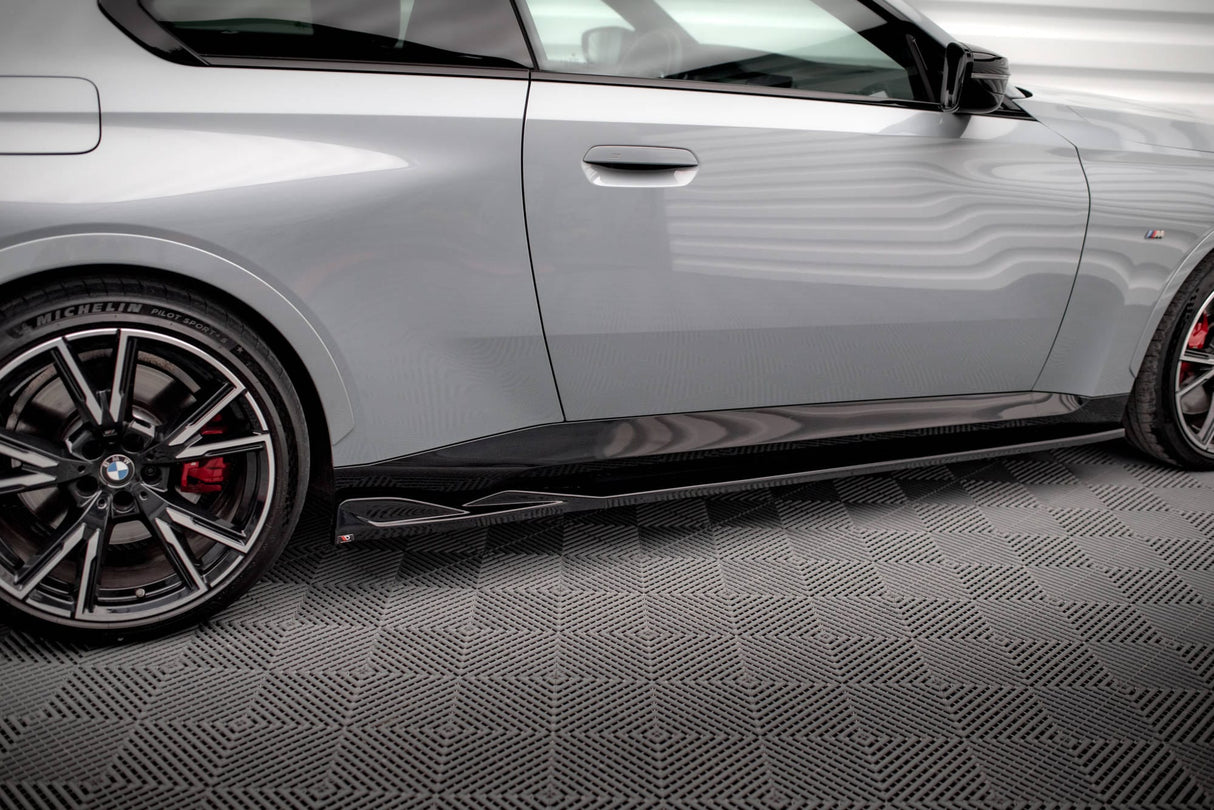 Maxton Design Side Skirts Diffusers V.1 BMW 2 Coupe M-Pack / M240I G42