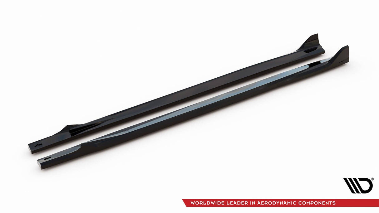 Maxton Design Side Skirts Diffusers V.2 BMW X6 M-Pack G06 Facelift