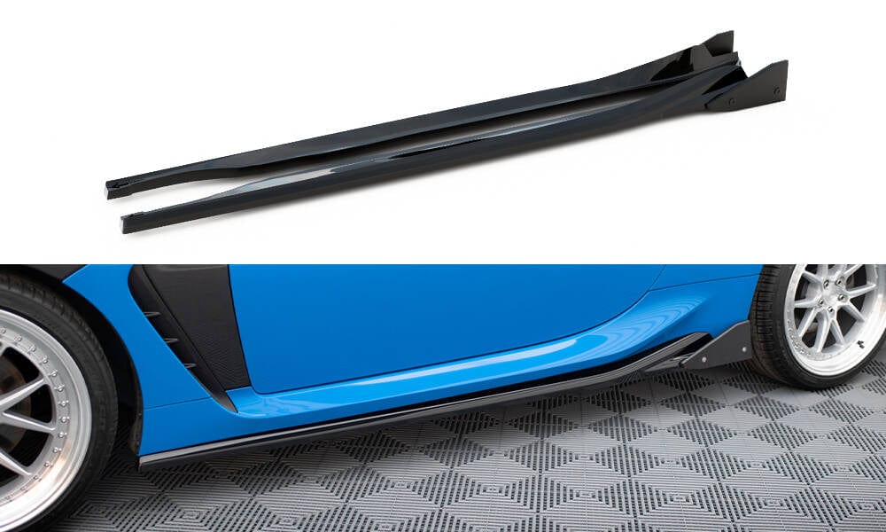 Maxton Design Side Skirts Diffusers V.1 + Flaps Toyota Gr86 MK1