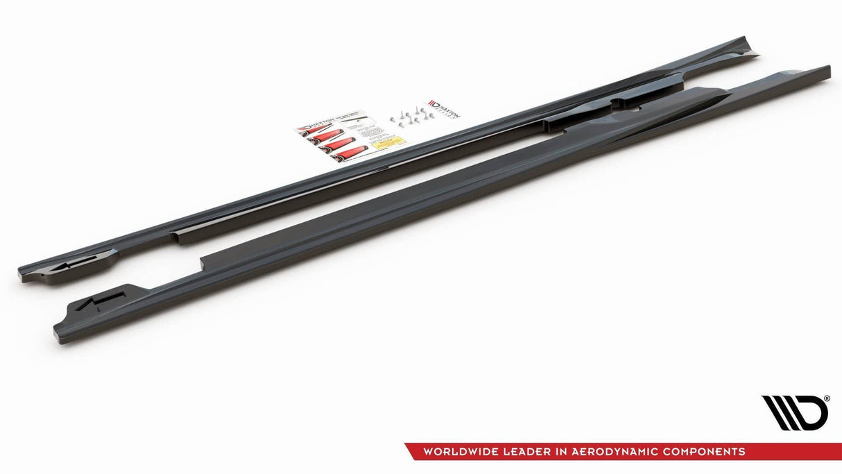 Maxton Design Side Skirts Diffusers V.1 Porsche Panamera Turbo 970 Facelift