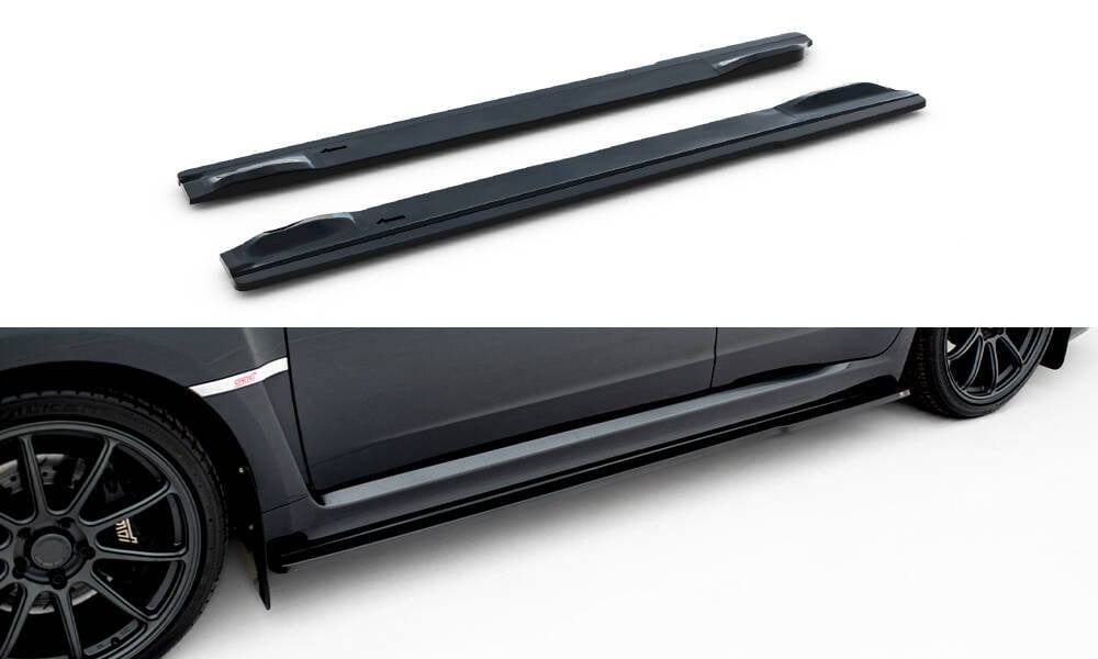 Maxton Design Side Skirts Diffusers Subaru Impreza WRX STI 2009-2011