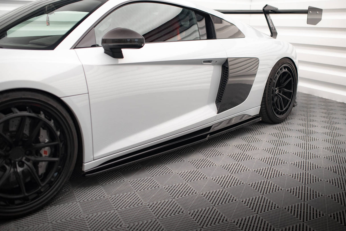 Maxton Design Side Skirts Diffusers V.2 Audi R8 Mk2 Facelift