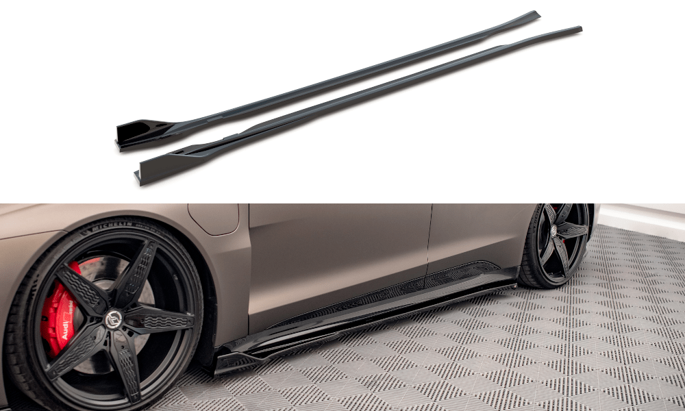 Maxton Design Side Skirts Diffusers V.2 Audi E-Tron GT / Rs GT Mk1