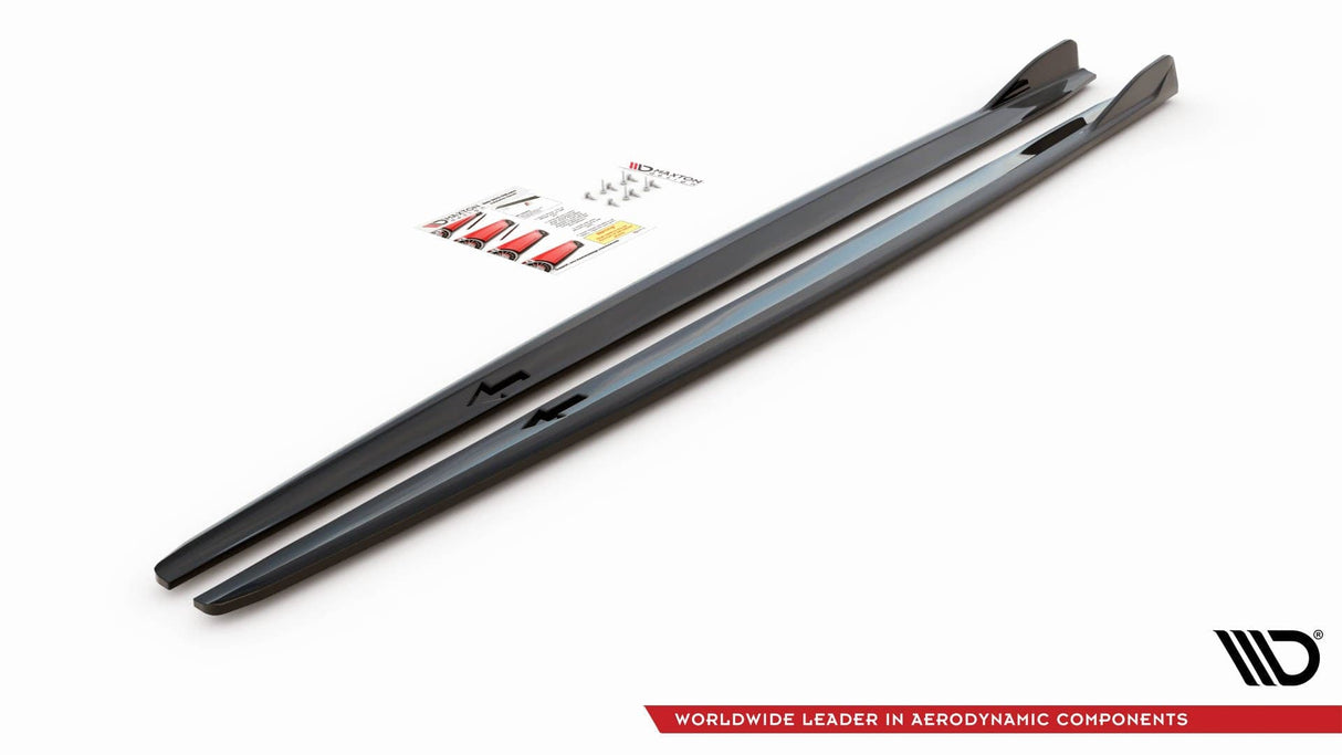 Maxton Design Side Skirts Diffusers V.2 BMW 2 Gran Coupe M-Pack F44