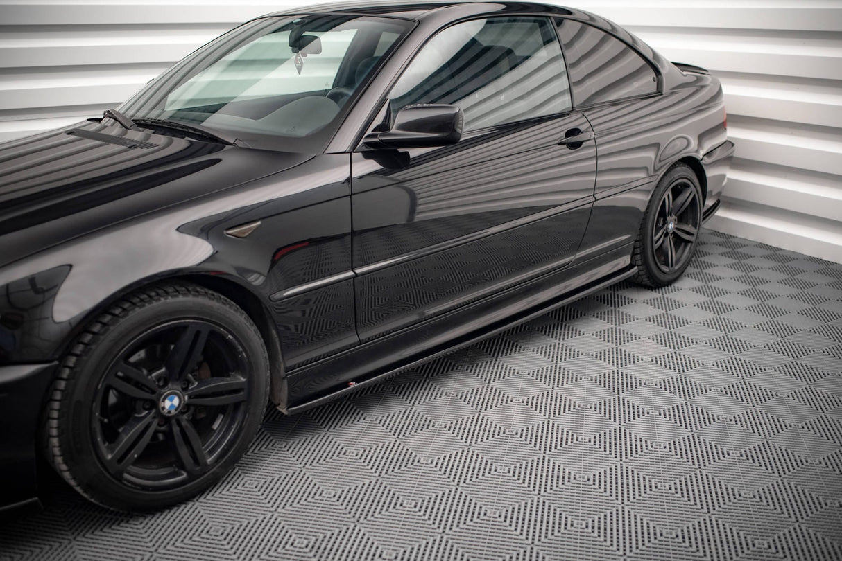 Maxton Design Side Skirts Diffusers V.2 BMW 3 Coupe M-Pack E46
