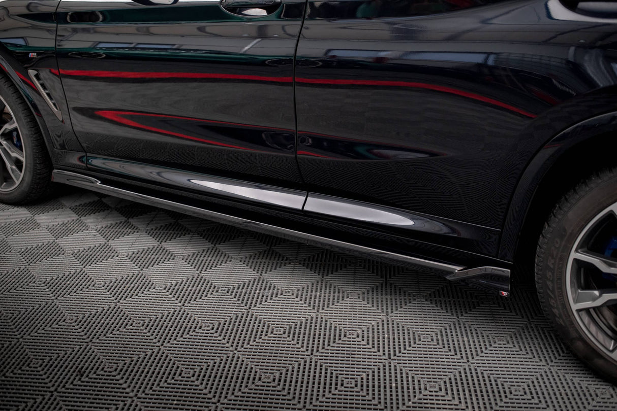 Maxton Design Side Skirts Diffusers V.2 BMW X4 M-Pack G02