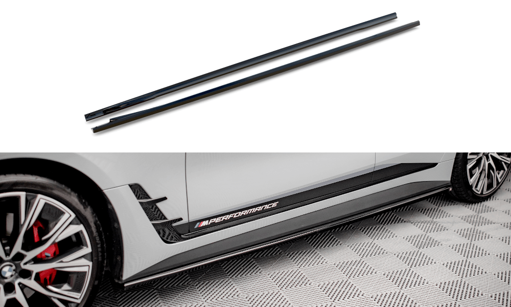 Maxton Design Side Skirts Diffusers V.2 BMW I4 M-Pack G26