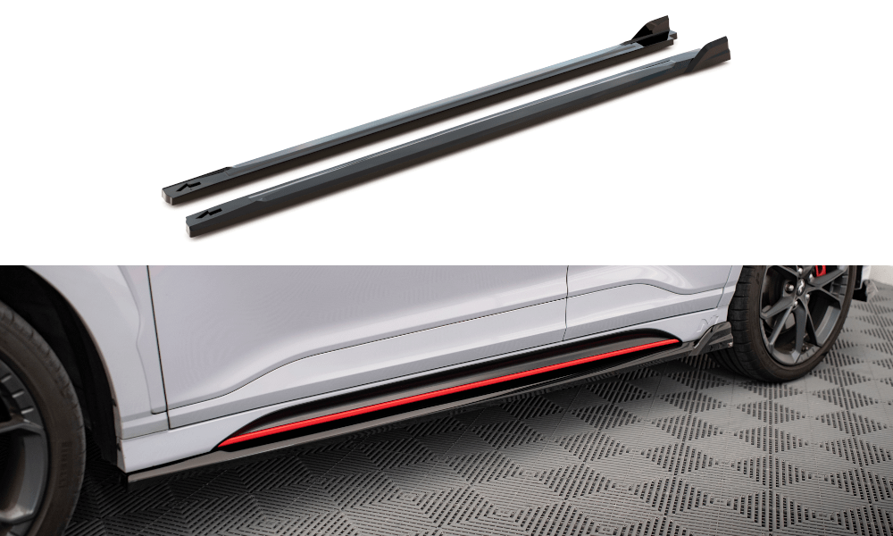 Maxton Design Side Skirts Diffusers V.2 Hyundai Kona N MK2