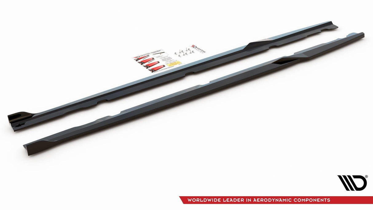 Maxton Design Side Skirts Diffusers V.2 Mercedes-AMG C 63AMG Coupe C205 Facelift